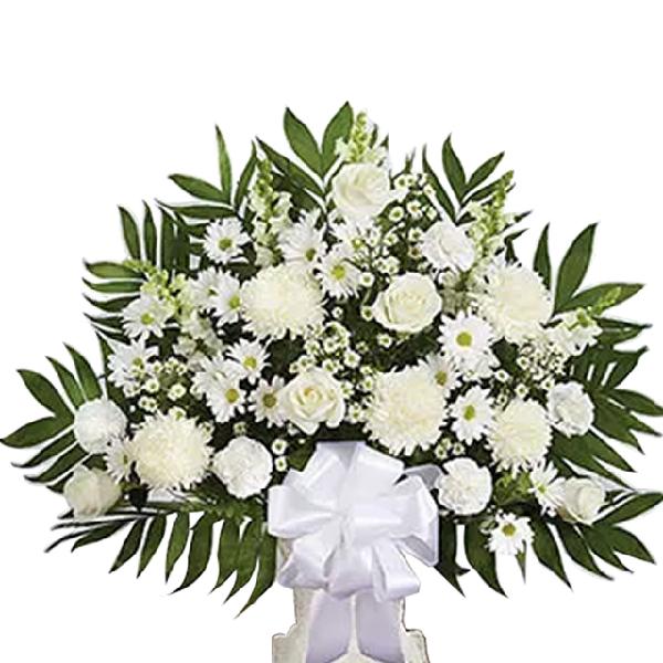 White Sympathy Floor Basket product image