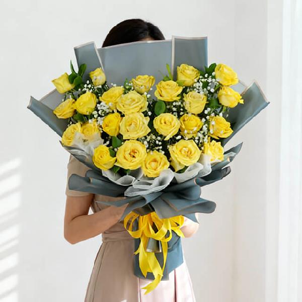 Wonder Yellow Rose Bouquet product image