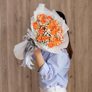 20 Orange Roses Bouquet - Singin in the Rain product image
