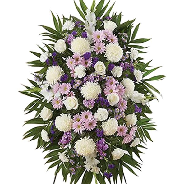 Lavender & White Standing Spray product image
