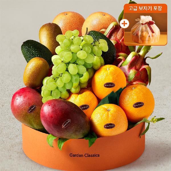 “Bojagi Packaging” Premium Mixed Fruit Gift Premium No.1 (Approx. 5kg / 15 pcs) product image