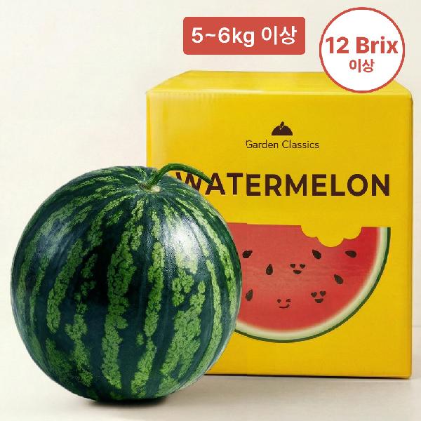 Guaranteed Sweetness! Premium Honey Watermelon from Top-Growing Region 5~6kg or more (12 Brix or higher) product image