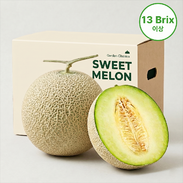 Soft and Sweet Premium Musk Melon 3.2kg or more (1.6kg each/2 pcs) product image