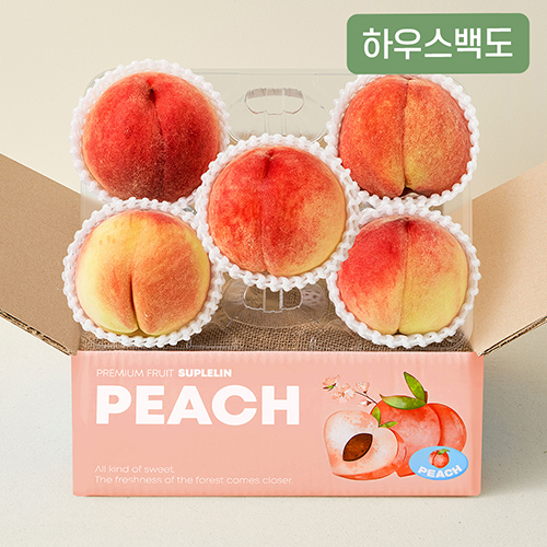 House-Grown White Peach, Fragrant with Peach Aroma in Every Bite