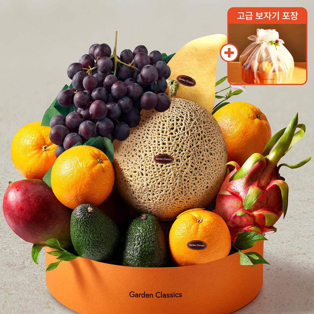 Bojagi Wrapping Luxury Assorted Fruit Gift Set Premium No. 2 (5.6kg or more/11 pcs) item image