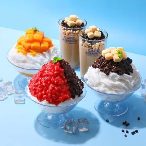 Bingsu Party Set (Berry Bomb Red Bean Bingsu+Apple Mango POP Bingsu+Milk Red Bean Bingsu+2 Injeolmi Cup Bingsu) product image