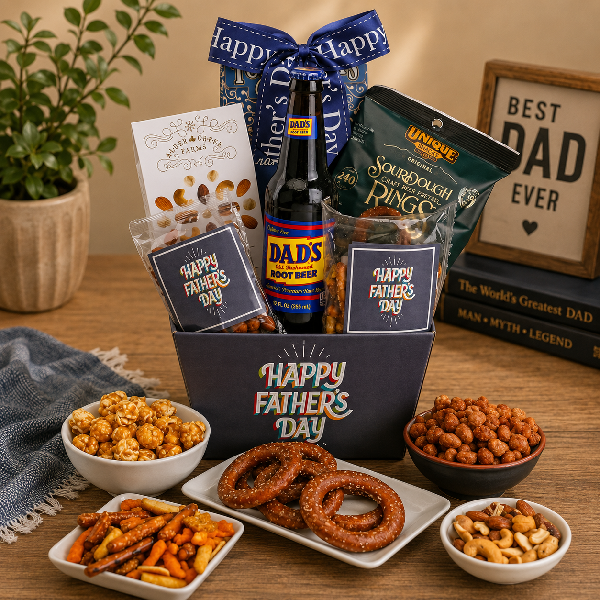 Dad's Favorite Treats Father's Day Gift Basket item image