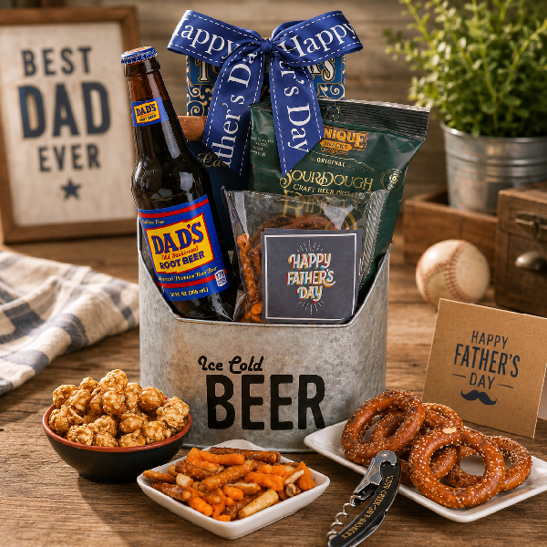 Father's Day Sippin' Summer Snack Gift Basket item image