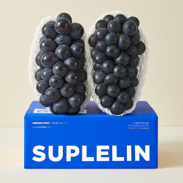 Richly Sweet High-Brix Kyoho Grapes 1.2kg (Premium Grade/2 Bunches) item image