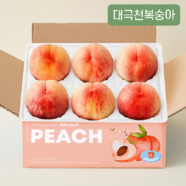 Daegukcheon Peach, Korea's Flat Peach 800g or more (6~8 pcs) item image