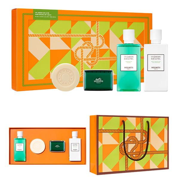Hermès Un Jardin sur le Nil Special 4-Piece Hair Care Set + Shopping Bag Included product image