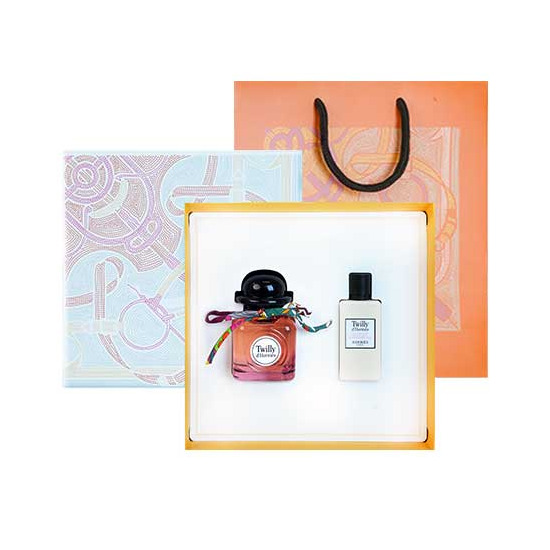 Hermès Twilly d'Hermès Limited Set + Shopping Bag Included In