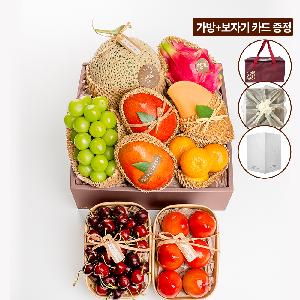 "With Complimentary Message Card" Premium Luxury Fruit Gift Set Signature No. 4, 14 Varieties (Melon, Mandarin Orange, etc.) 6.8kg or more - Korea’s First Fruit Sommelier with 27 Years of Experience product image