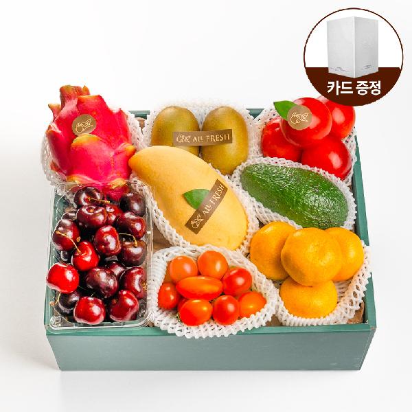 "With Complimentary Message Card" Premium Seasonal Fruits No. 4, 8 Varieties (Mandarin Orange, Mangosteen, etc.) 2.3kg or more - Korea’s First Fruit Sommelier with 27 Years of Experience product image