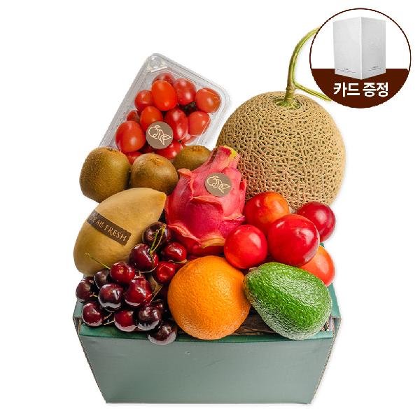 "With Complimentary Message Card" Premium Seasonal Fruits No. 5, 8 Varieties (Melon, Apple Mango, etc.) 3.4kg or more - Korea’s First Fruit Sommelier with 27 Years of Experience product image