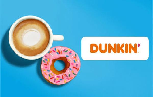 Dunkin Donuts Regular Latte & One Regular Donut Gift Card product image