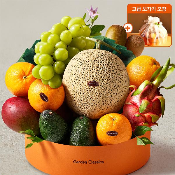 Bojagi Wrapping Luxury Assorted Fruit Gift Set Premium No. 2 (5.6kg or more/11 pcs) item image