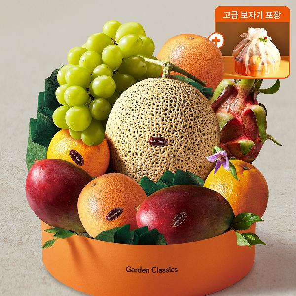 Bojagi Wrapping Luxury Assorted Fruit Gift Set Premium No. 3 (5.4kg or more/9 pcs) item image