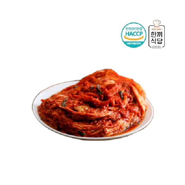 Hankki Sikdang 100% Korean Whole Napa Cabbage Bossam Kimchi 1kg product image