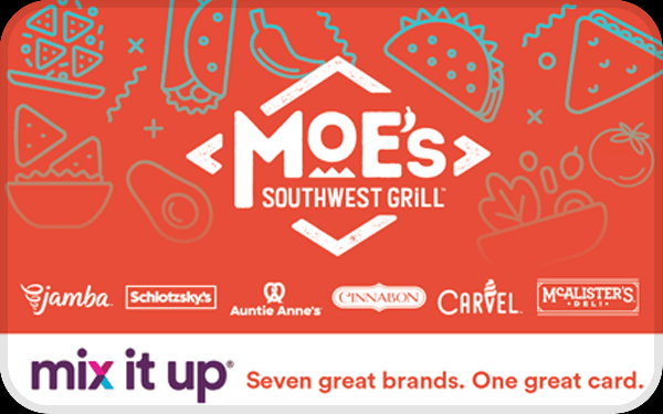 Moe's Southwest Grill – Mix It Up® US$50 Gift Card product image