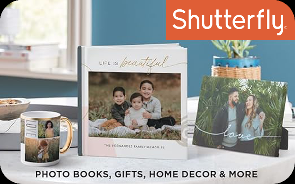 Shutterfly, Inc. US$75 Gift Card product image