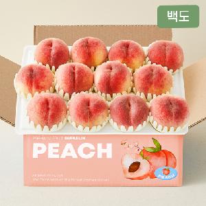 Melt-in-Your-Mouth White Peaches Royal Grade 2.5kg (8~10pcs) product image