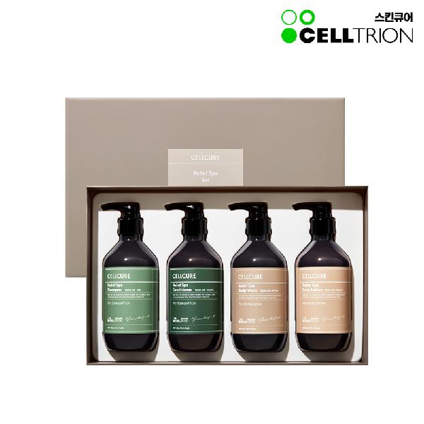 Cellcure Relief Spa 4pc Set (Shampoo 300ml+Conditioner 300ml+Body Wash 300ml+Body Lotion 300ml) product image