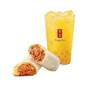 Mango Yogurt+White Pearl+ Hot Chicken Burrito product image