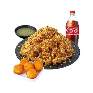 (Boneless/Bone-in) Udo Peanut Chicken+Original Cheese Balls+Cola 1.25L product image