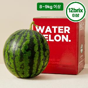 Sweet & Refreshing Premium High-Brix Watermelon 8~9kg or More (12 Brix or Higher) product image