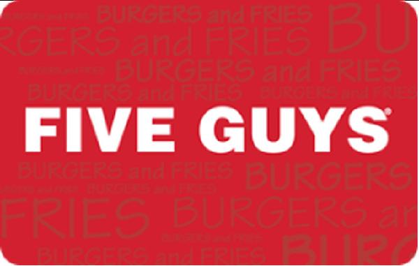 Five Guys US$25 Gift Card product image