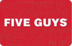 Five Guys US$100 Gift Card product image