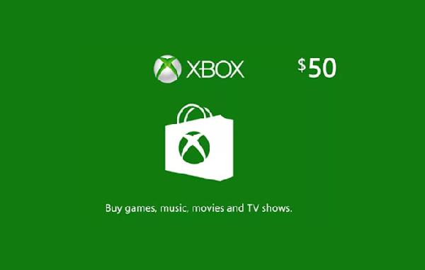 Xbox US$50 Gift Card product image