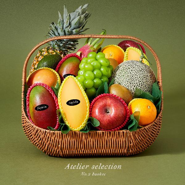 Atelier Selection LUX Basket No. 2 Mixed Fruit Gift Set (Total Weight 9.6kg or More) item image