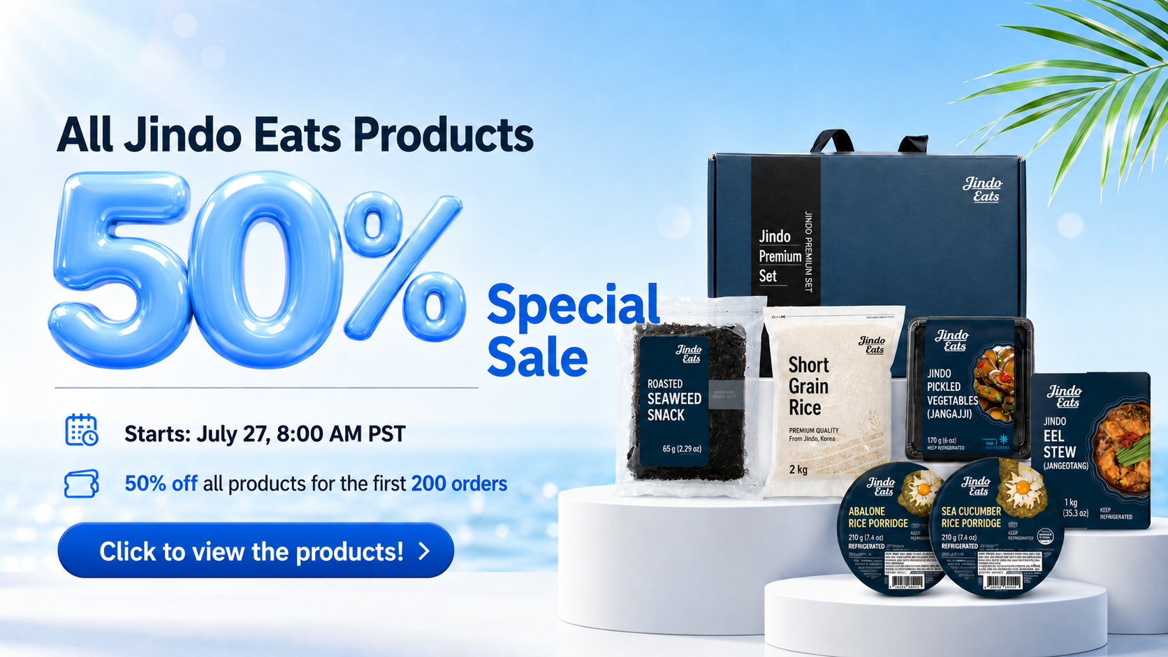 JindoEats 50% Off All Products Starts Now! image