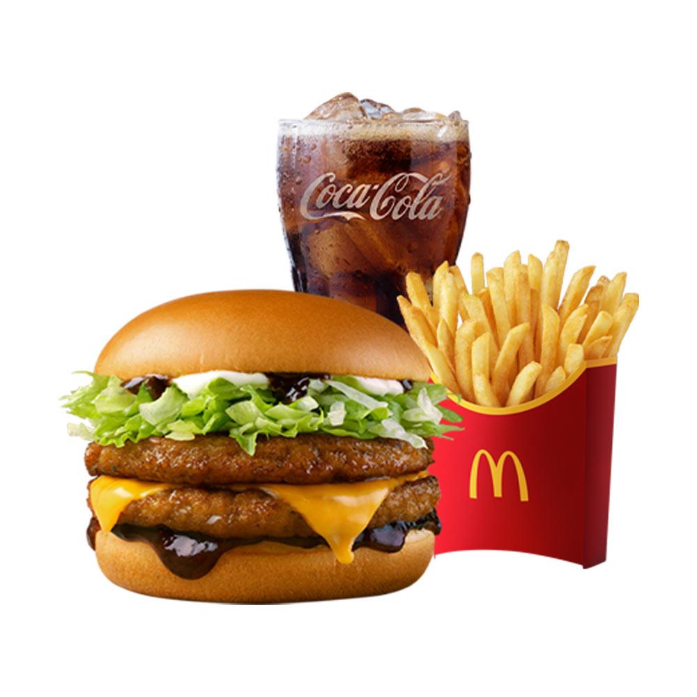 韓国マクドナルドダブルクォーターパウンダーチーズセット | ソーダギフト