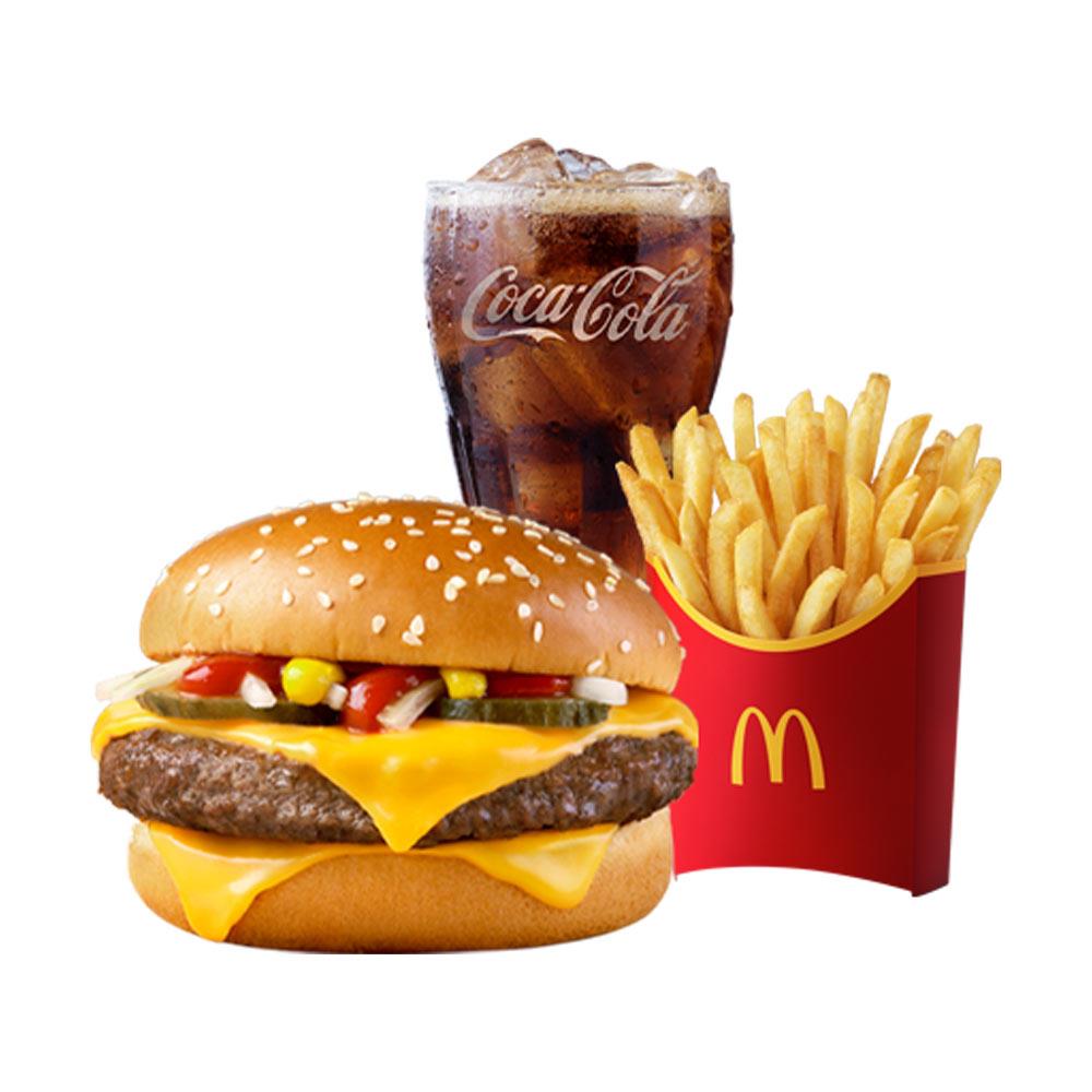 韓国マクドナルドダブルクォーターパウンダーチーズセット | ソーダギフト