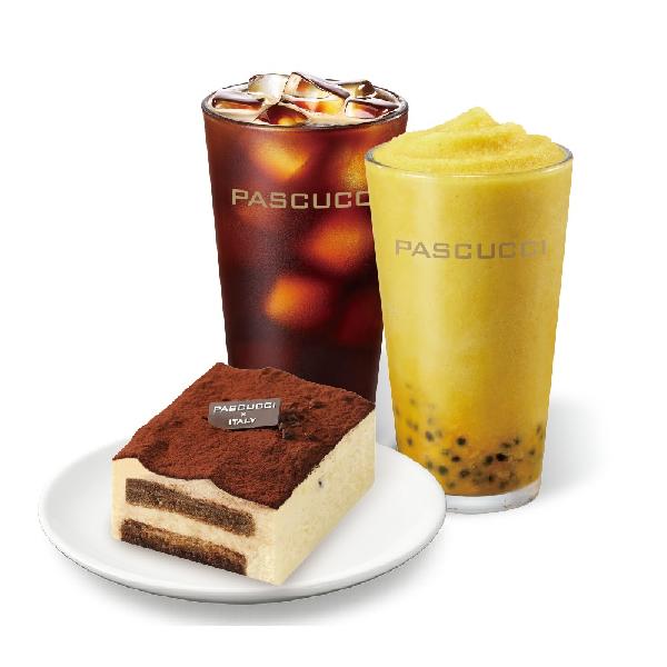 Tropical Basil Granita + Americano (R) + Cassata Tiramisu (Slice) product image