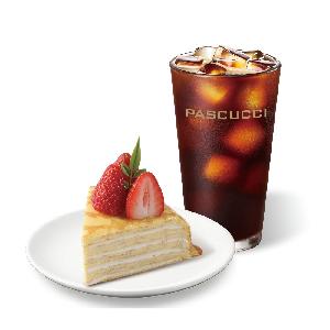 Americano (R) + Crepe Cake (Slice) product image