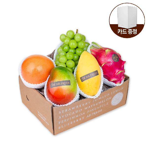 "With Complimentary Message Card" Premium Seasonal Fruits No. 2, 7 Varieties (Korean Melon, Thai Mango, etc.) 1.9kg or more - Korea’s First Fruit Sommelier with 27 Years of Experience product image