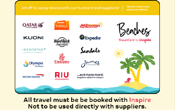 Beaches Travelcard £20 Gift Card item image