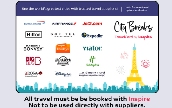 City Breaks Travelcard £300 Gift Card product image