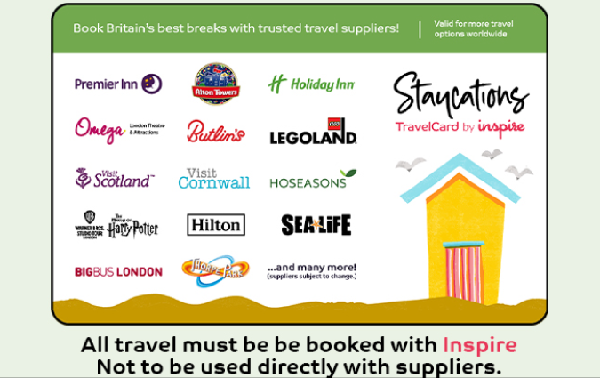 Inspire Staycation £300 Gift Card product image