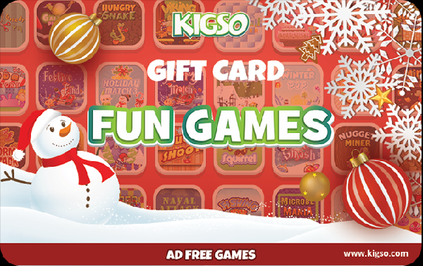 Kigso Festive Games Bundle £10 Gift Card product image