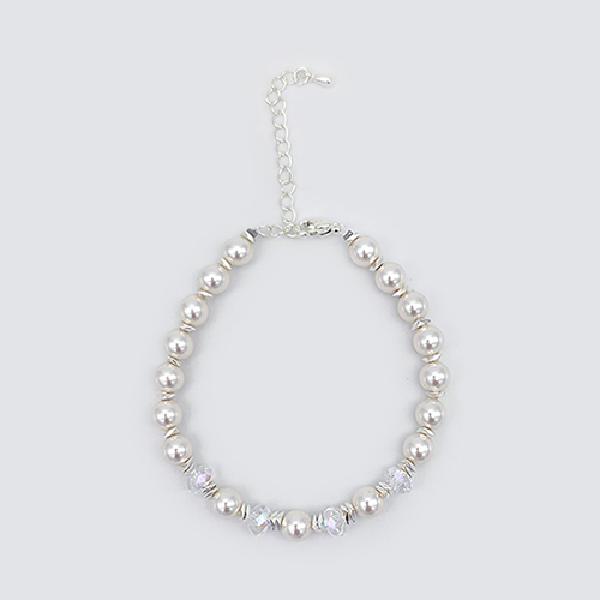 Pearl Crystal Bracelet (Genuine Austrian Pearl, Crystal) (Delivery approx. 2-3 days) product image