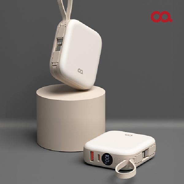 Quick Duo Fast-Charging All-in-One Mini Power Bank 10000mAh A01879 product image