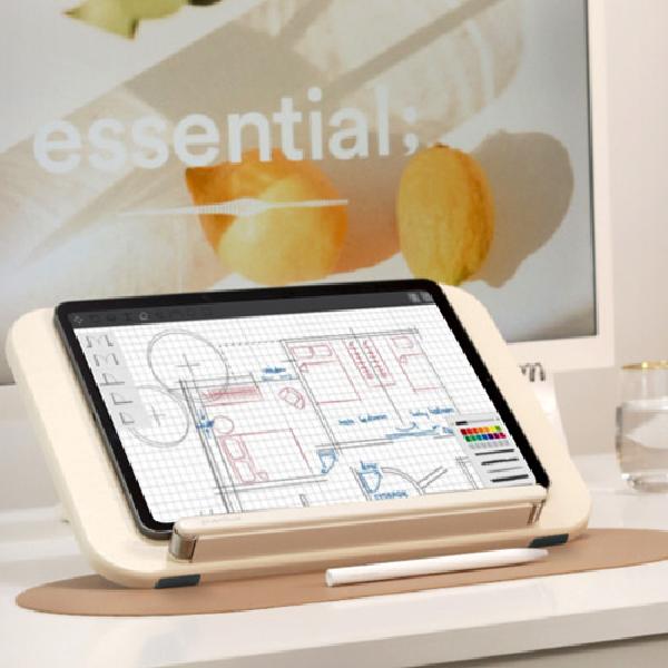Roundy Wood Portable Book Stand Laptop & Tablet Holder product image