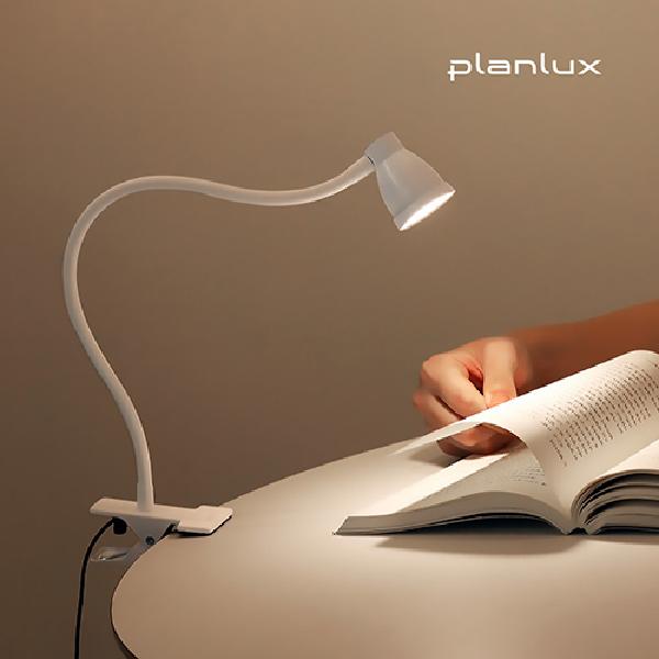 Minco LED Mini Desk Lamp Reading Light White + USB Charger 1.2A product image