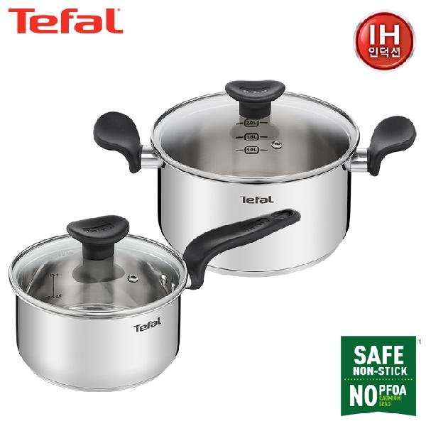 Induction G6 Prism Pot 2P Set (Single-Handle 16 + Dual-Handle 20) product image