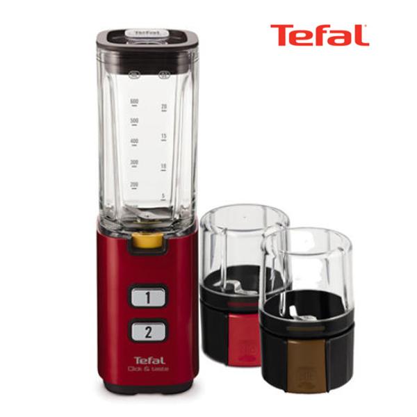 Click & Taste Mini Glass Blender Red BL142GKR product image